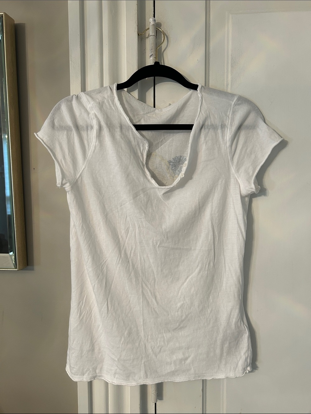 Zadig and Voltaire rhinestone tee nwot